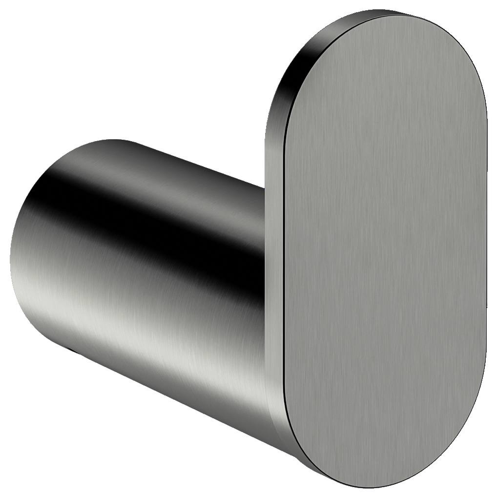 Curvae Single Robe Hook, Shadow Gunmetal