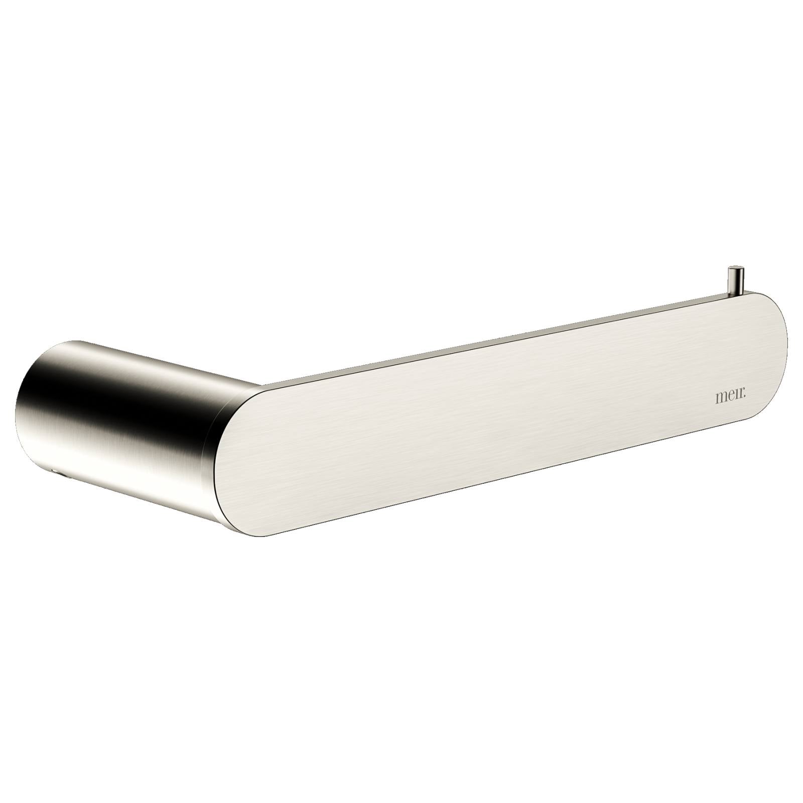 Curvae Toilet Roll Holder, Brushed Nickel