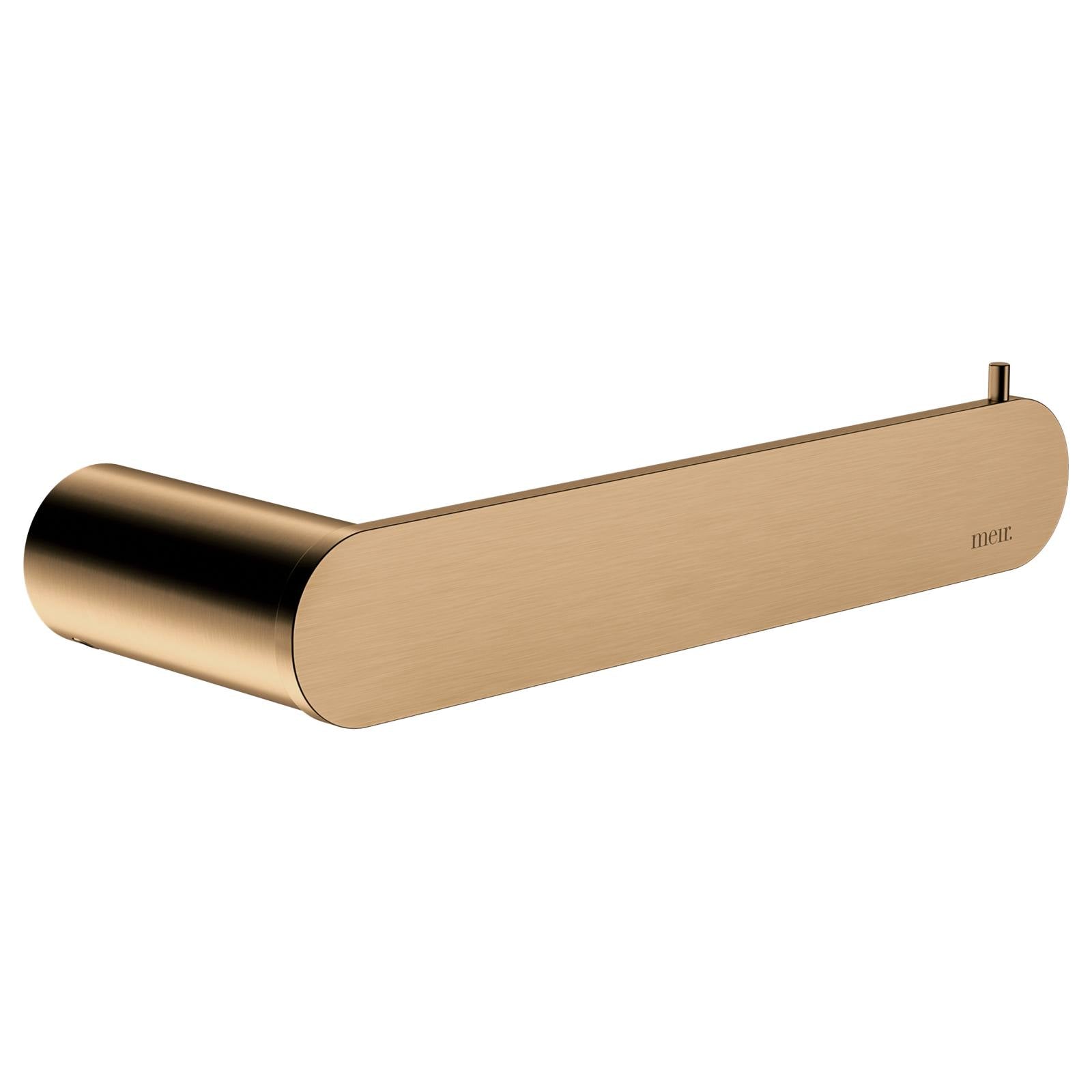 Curvae Toilet Roll Holder, Lustre Bronze