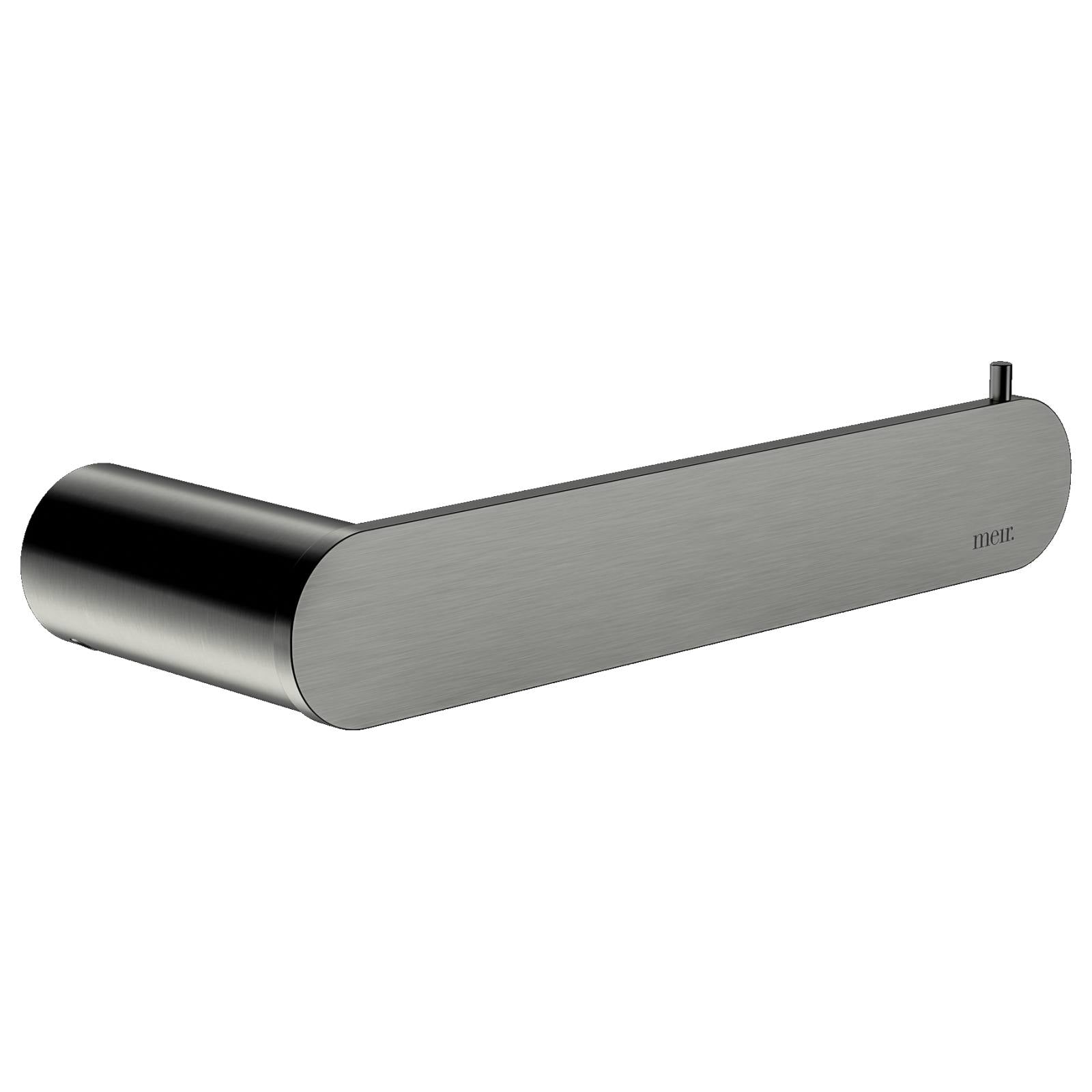 Curvae Toilet Roll Holder, Shadow Gunmetal