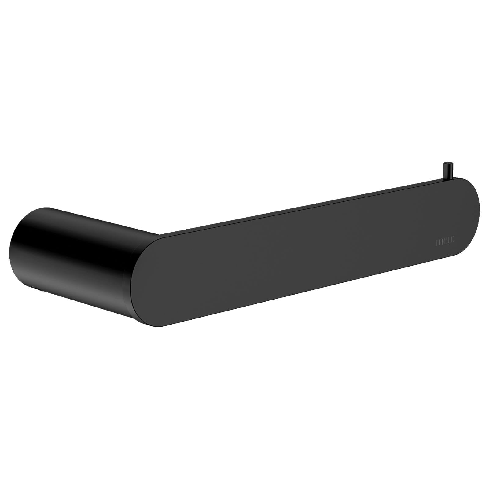 Curvae Toilet Roll Holder, Matte Black