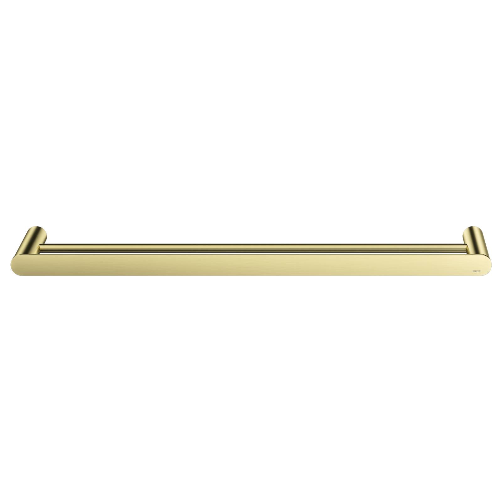 Curvae Double Towel Rail 600mm, Tiger Bronze