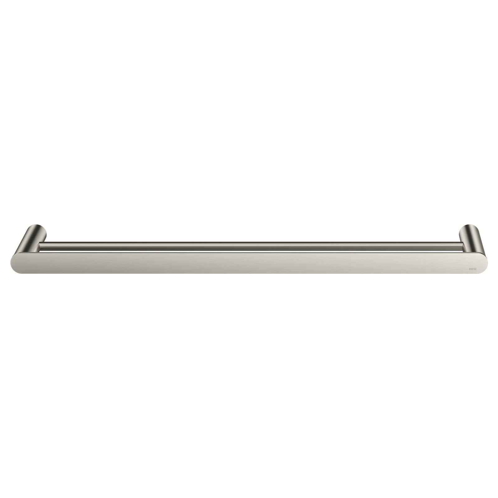 Curvae Double Towel Rail 600mm, Brushed Nickel