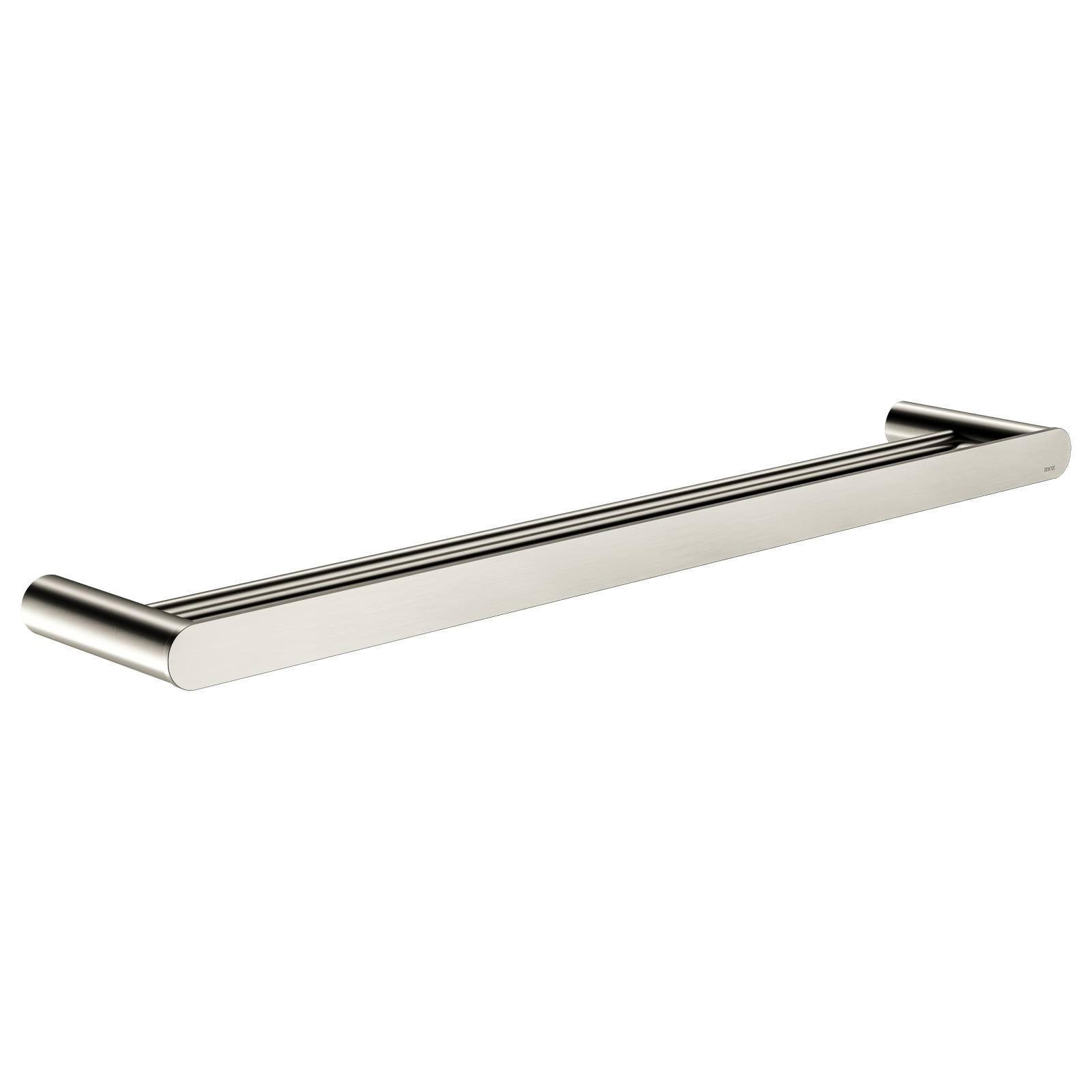 Curvae Double Towel Rail 600mm, Brushed Nickel