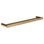 Curvae Double Towel Rail 600mm, Lustre Bronze