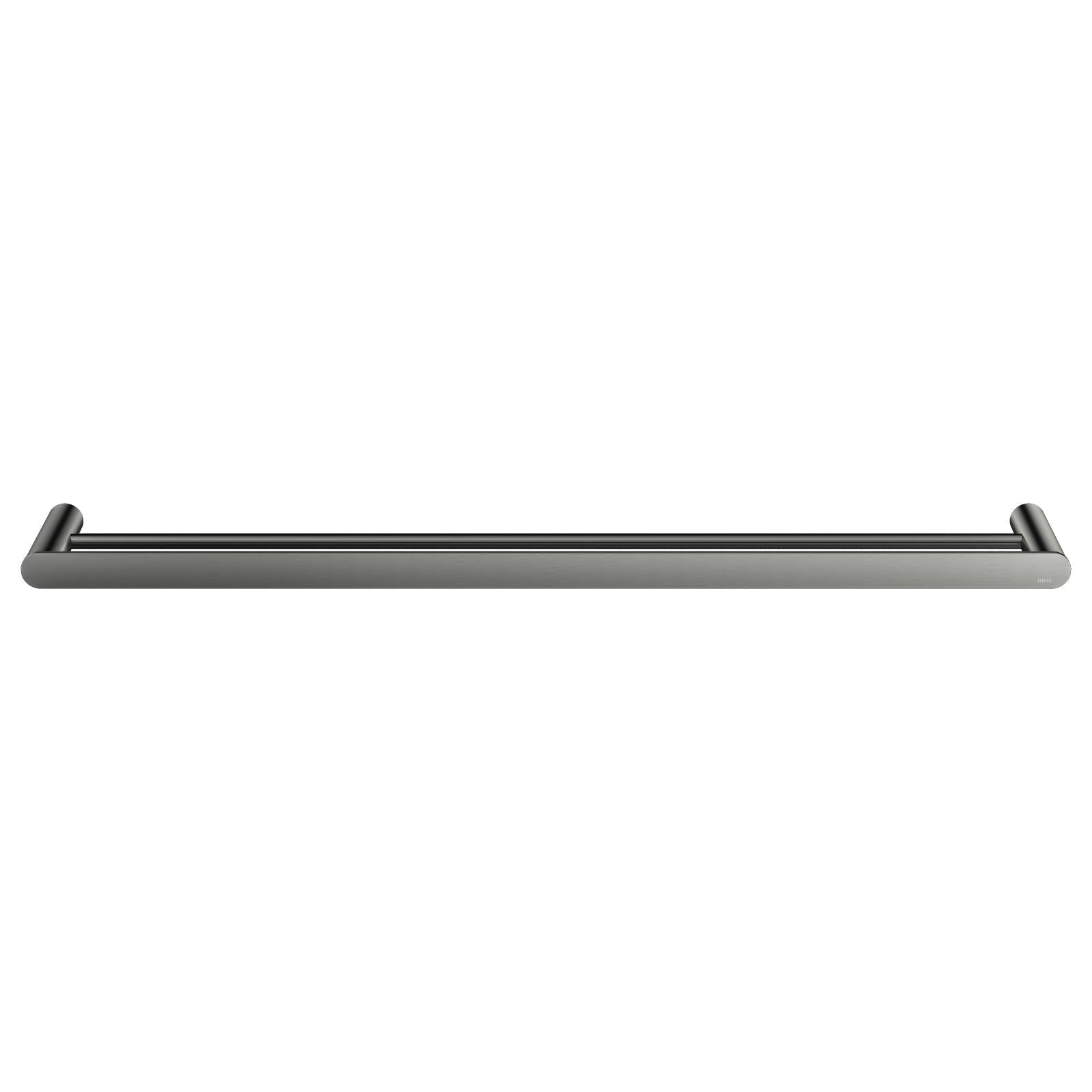 Curvae Double Towel Rail 800mm, Shadow Gunmetal