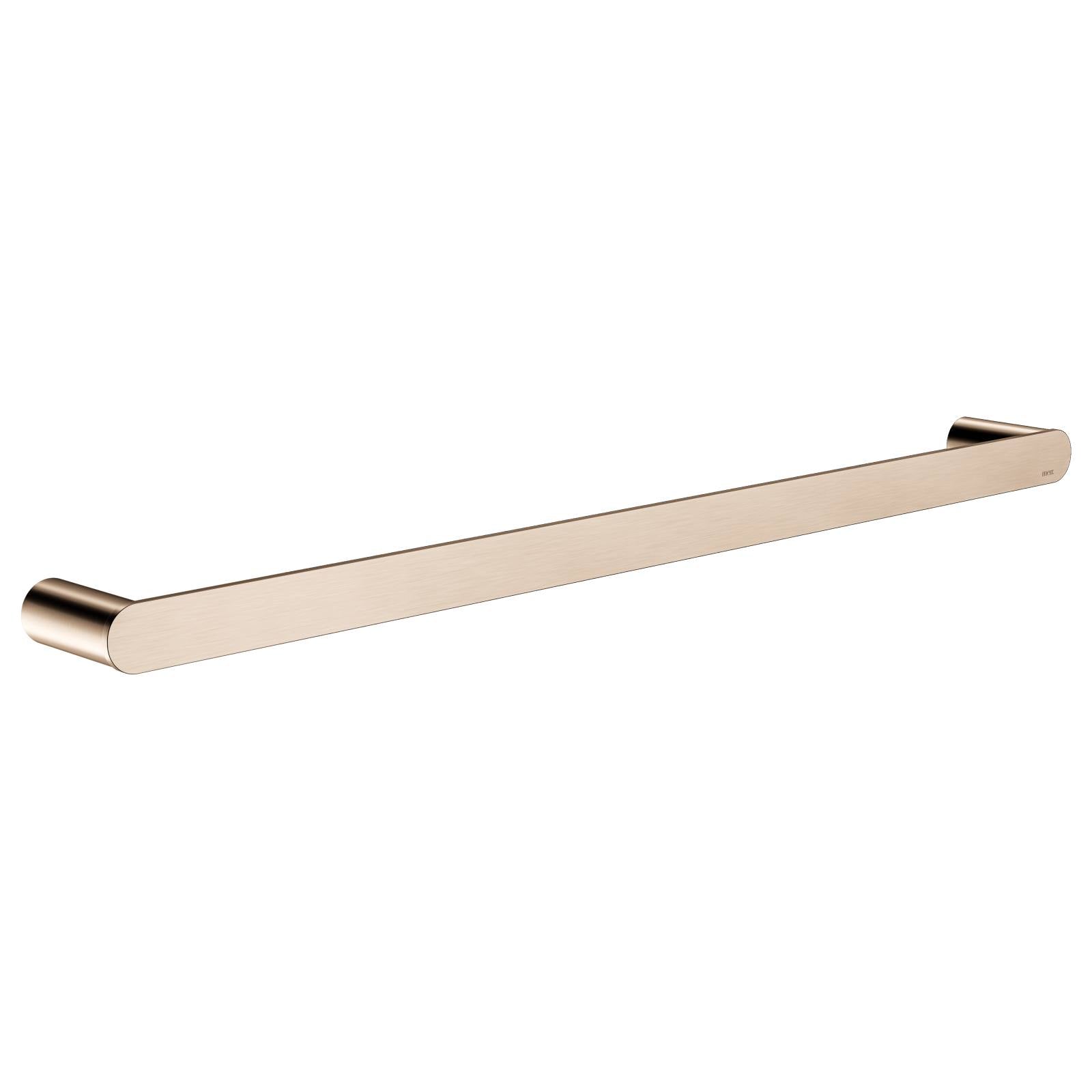Curvae Single Towel Rail 600mm, Champagne