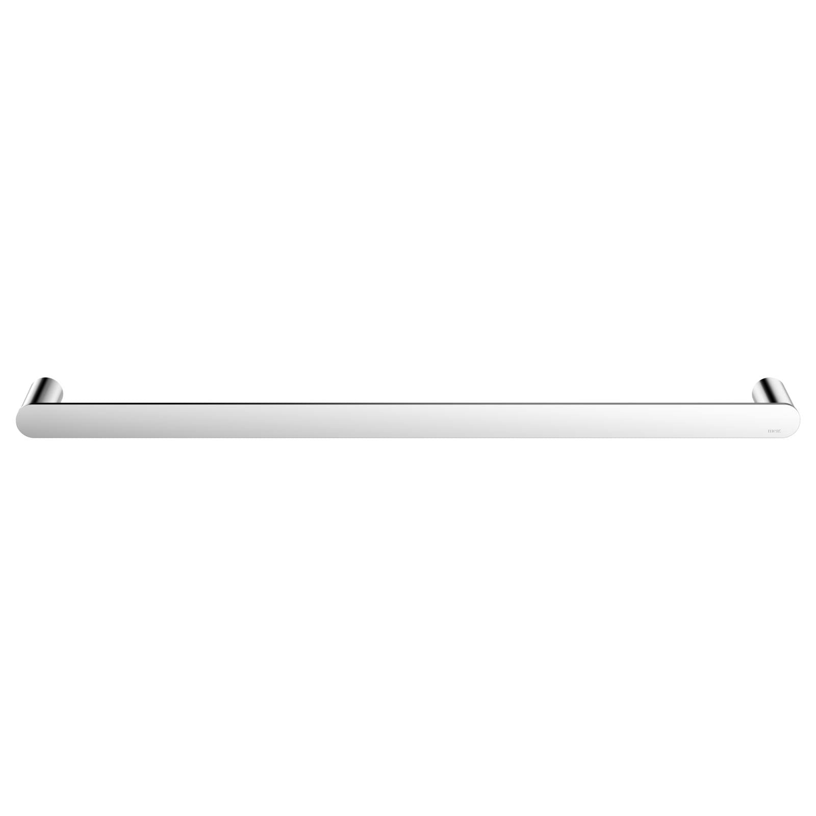 Curvae Single Towel Rail 600mm, Polished Chrome