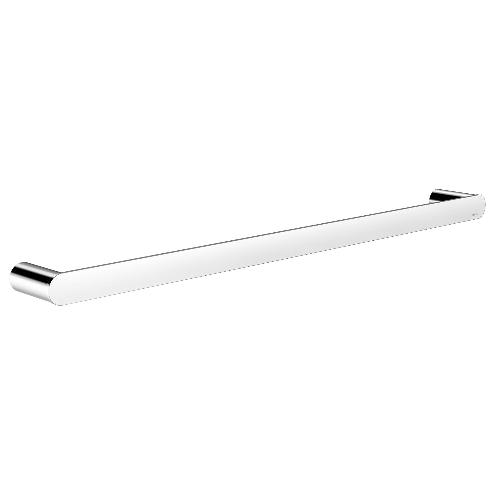 Curvae Single Towel Rail 600mm, Polished Chrome