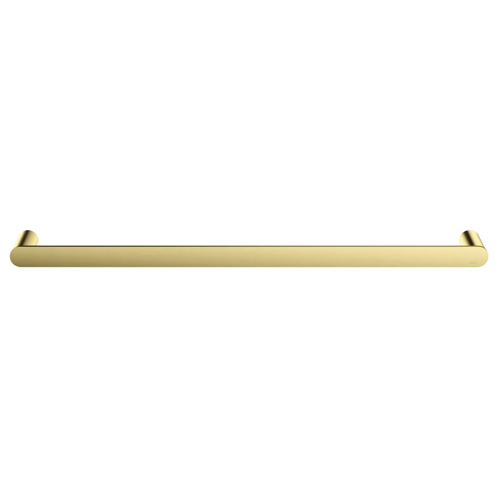 Curvae Single Towel Rail 600mm, Tiger Bronze