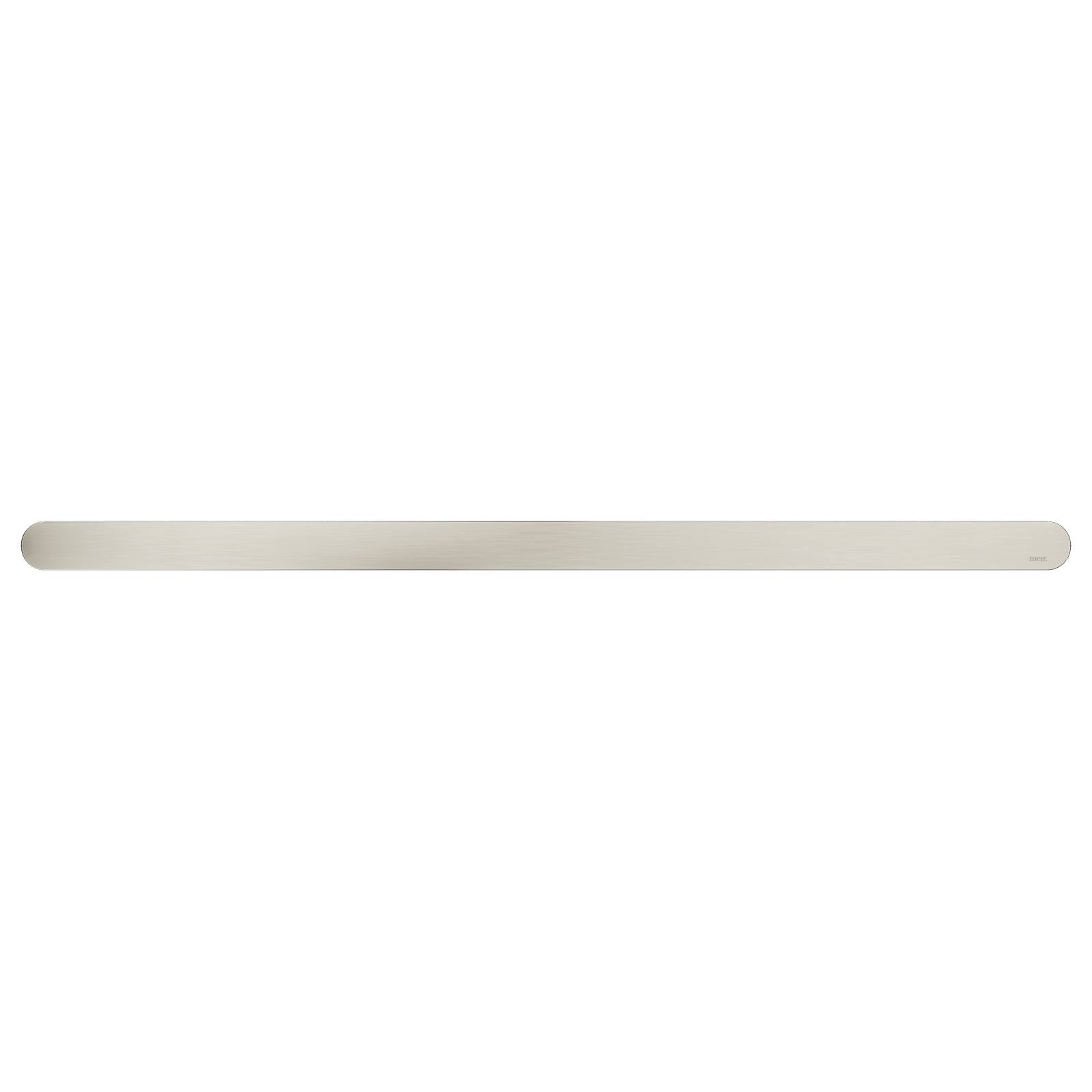 Curvae Single Towel Rail 600mm, Brushed Nickel