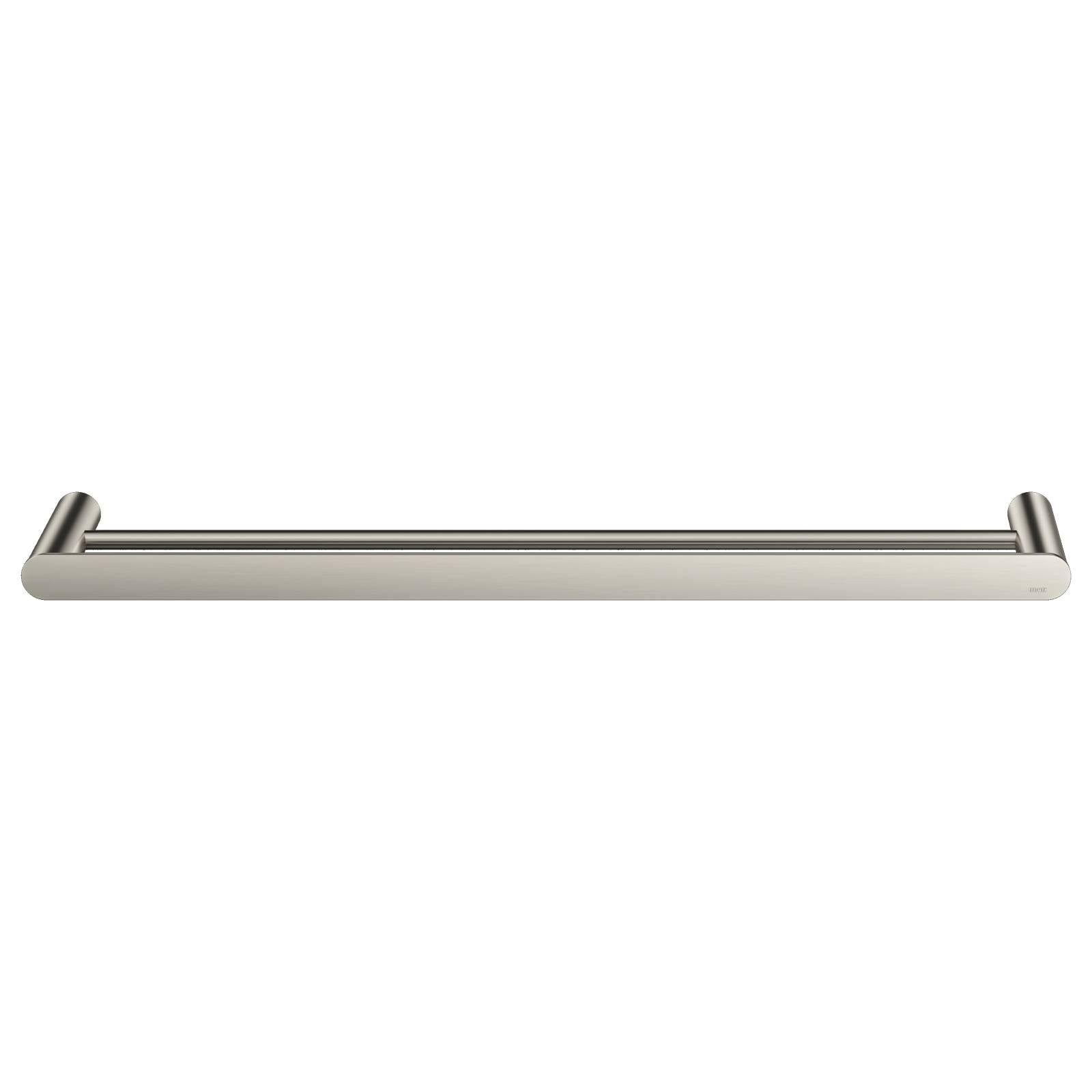 Curvae Single Towel Rail 600mm, Brushed Nickel