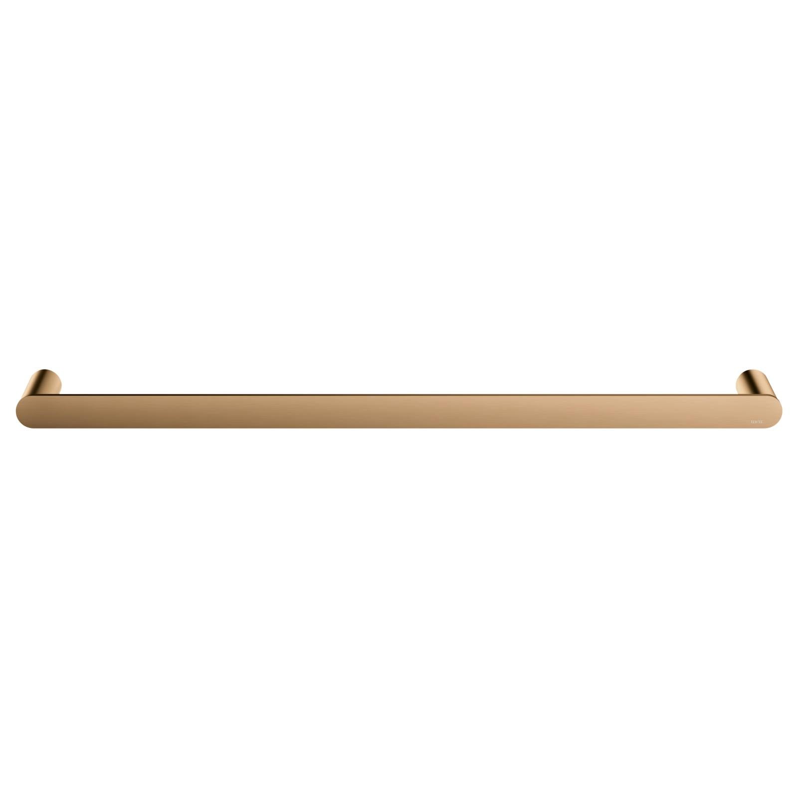Curvae Single Towel Rail 600mm, Lustre Bronze