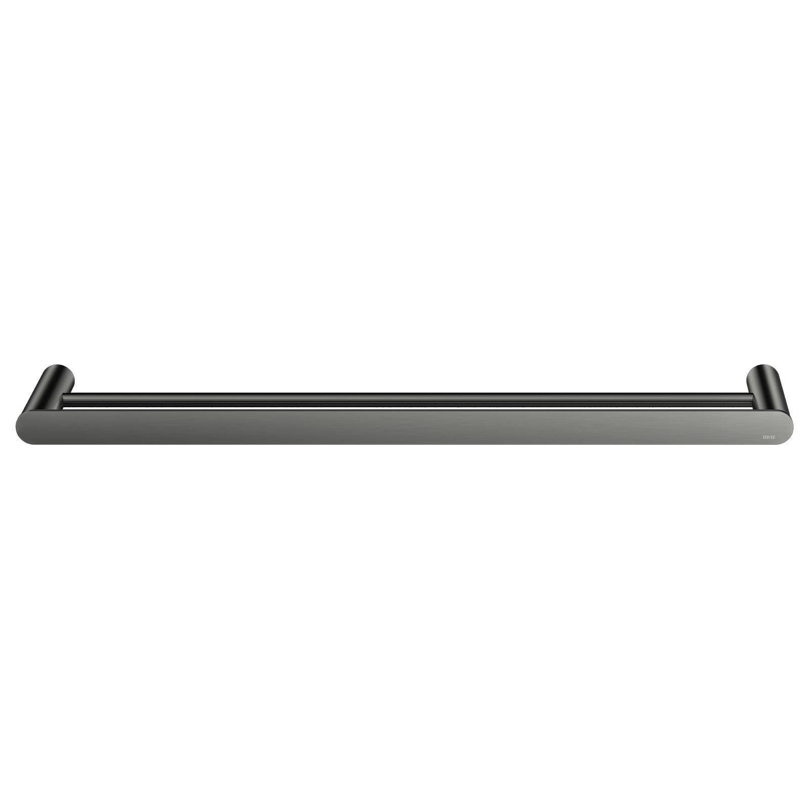 Curvae Single Towel Rail 600mm, Shadow Gunmetal