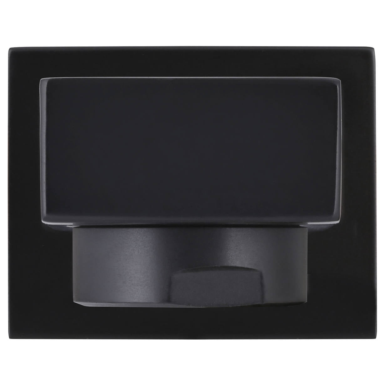 Square Wall Spout, Matte Black