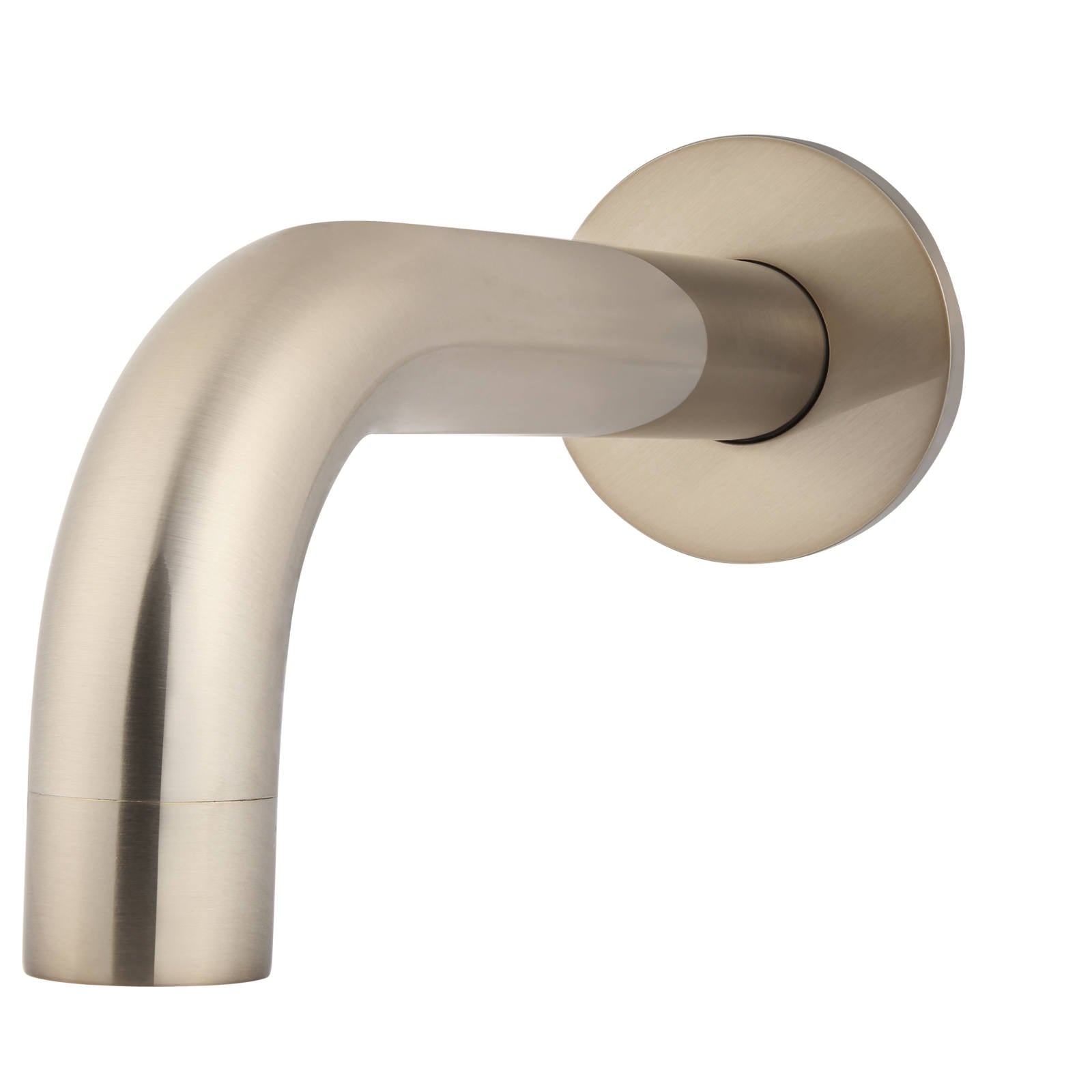 Universal Round Curved Spout 130mm, Champagne