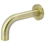 Universal Round Curved Spout 130mm, Tiger Bronze