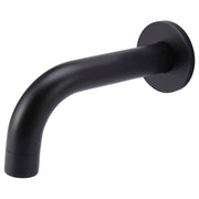 Universal Round Curved Spout 130mm, Matte Black
