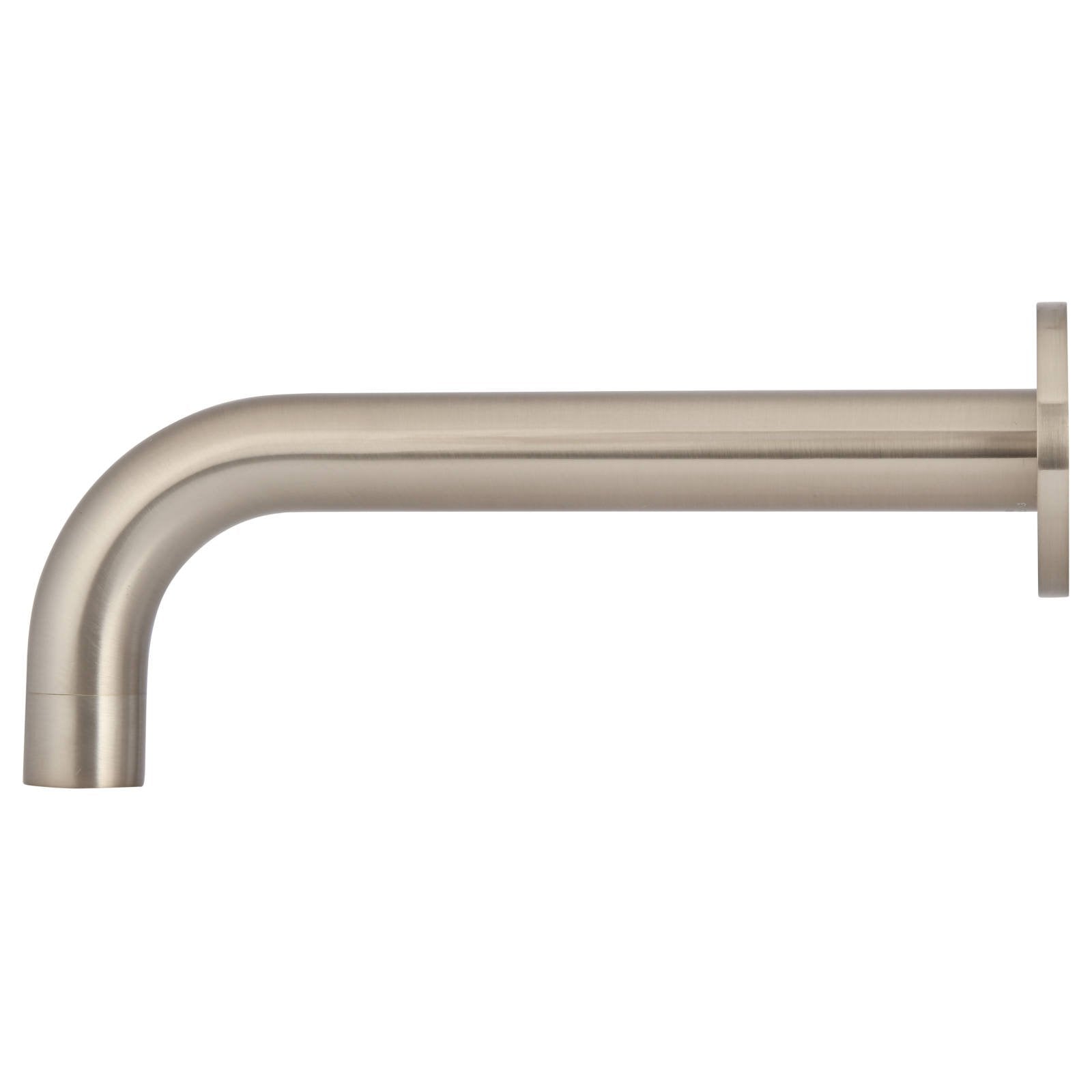 Universal Round Curved Spout, 200mm, Champagne