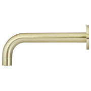 Universal Round Curved Spout, 200mm, PVD Tiger Bronze