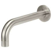 Universal Round Curved Spout, 200mm, PVD Brushed Nickel