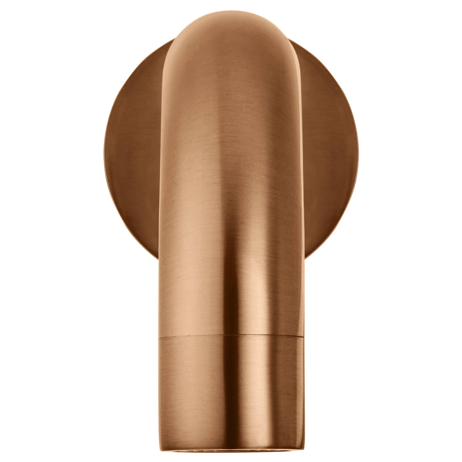 Universal Round Curved Spout, 200mm, Lustre Bronze