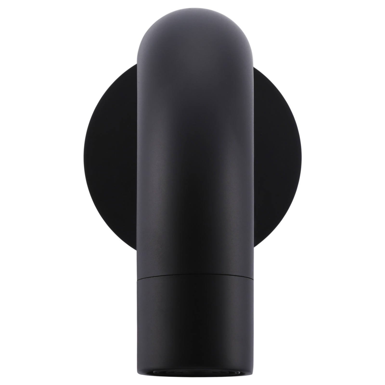 Universal Round Curved Spout, Matte Black