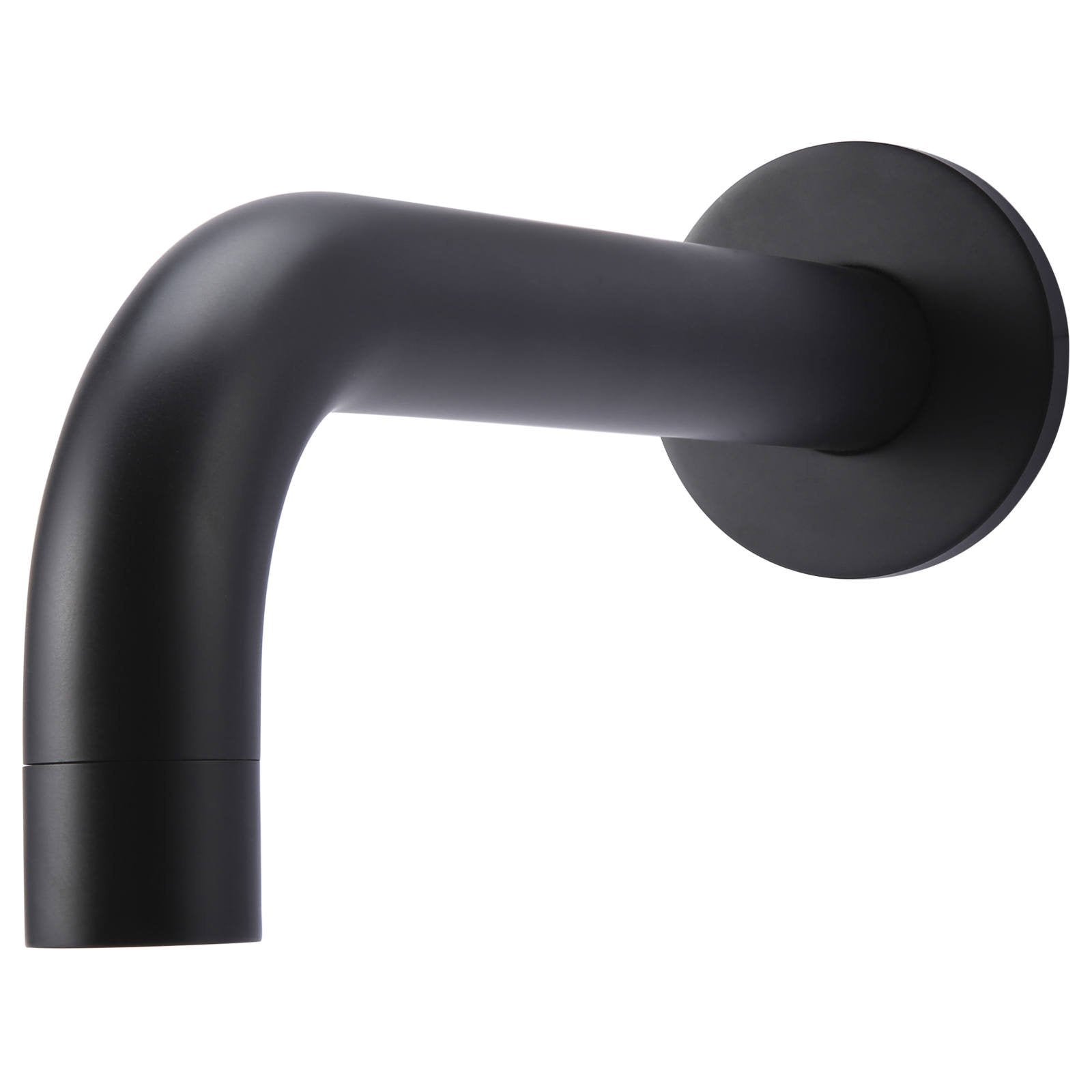 Universal Round Curved Spout, Matte Black