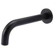 Universal Round Curved Spout, Matte Black