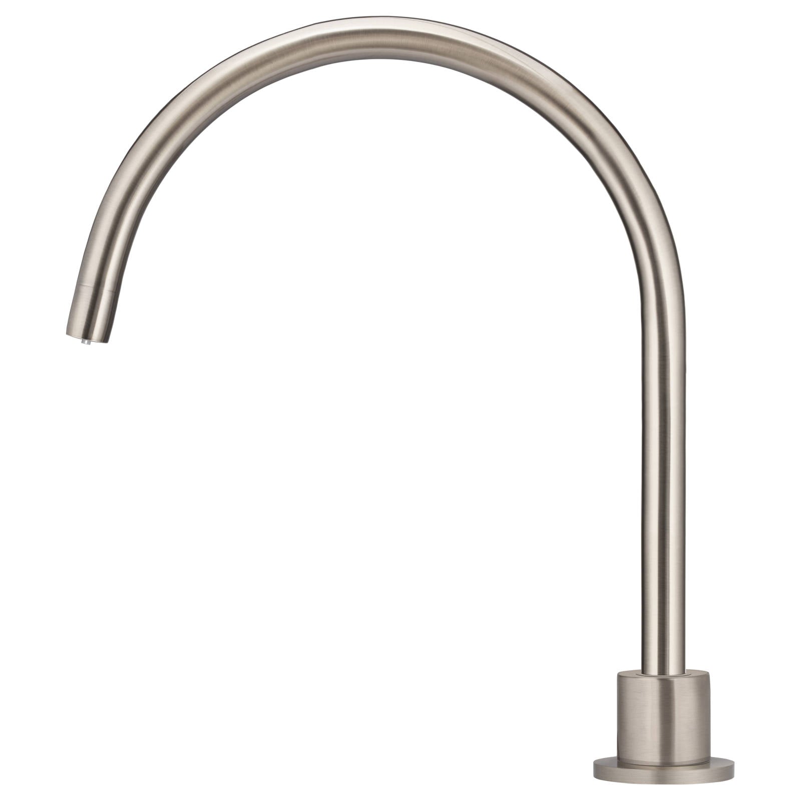 Round High-Rise Swivel Hob Spout, Champagne