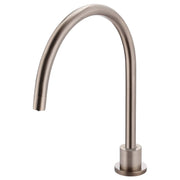 Round High-Rise Swivel Hob Spout, Champagne