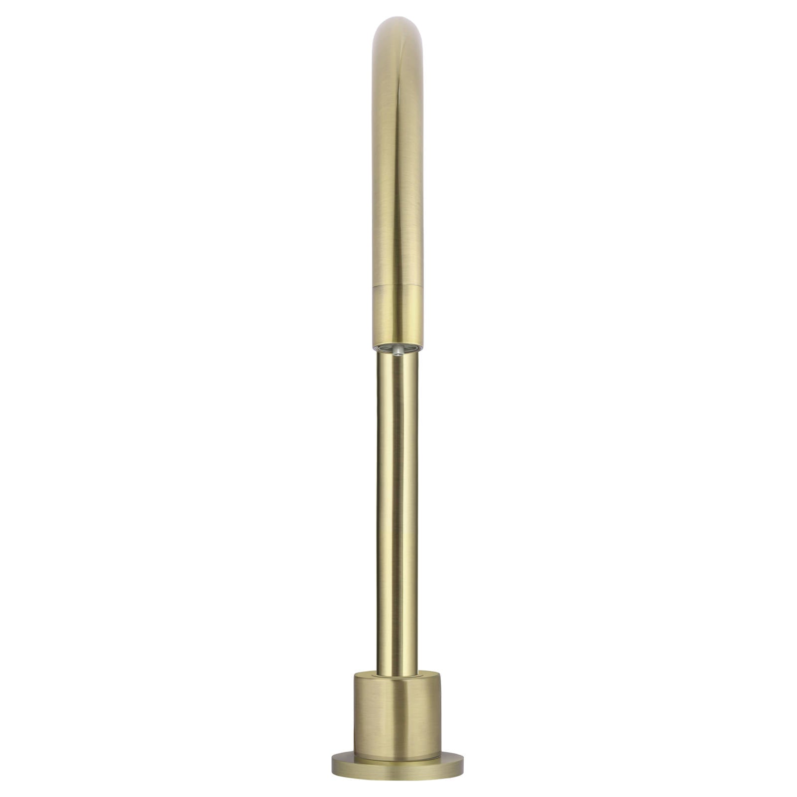 Round High-Rise Swivel Hob Spout, PVD Tiger Bronze