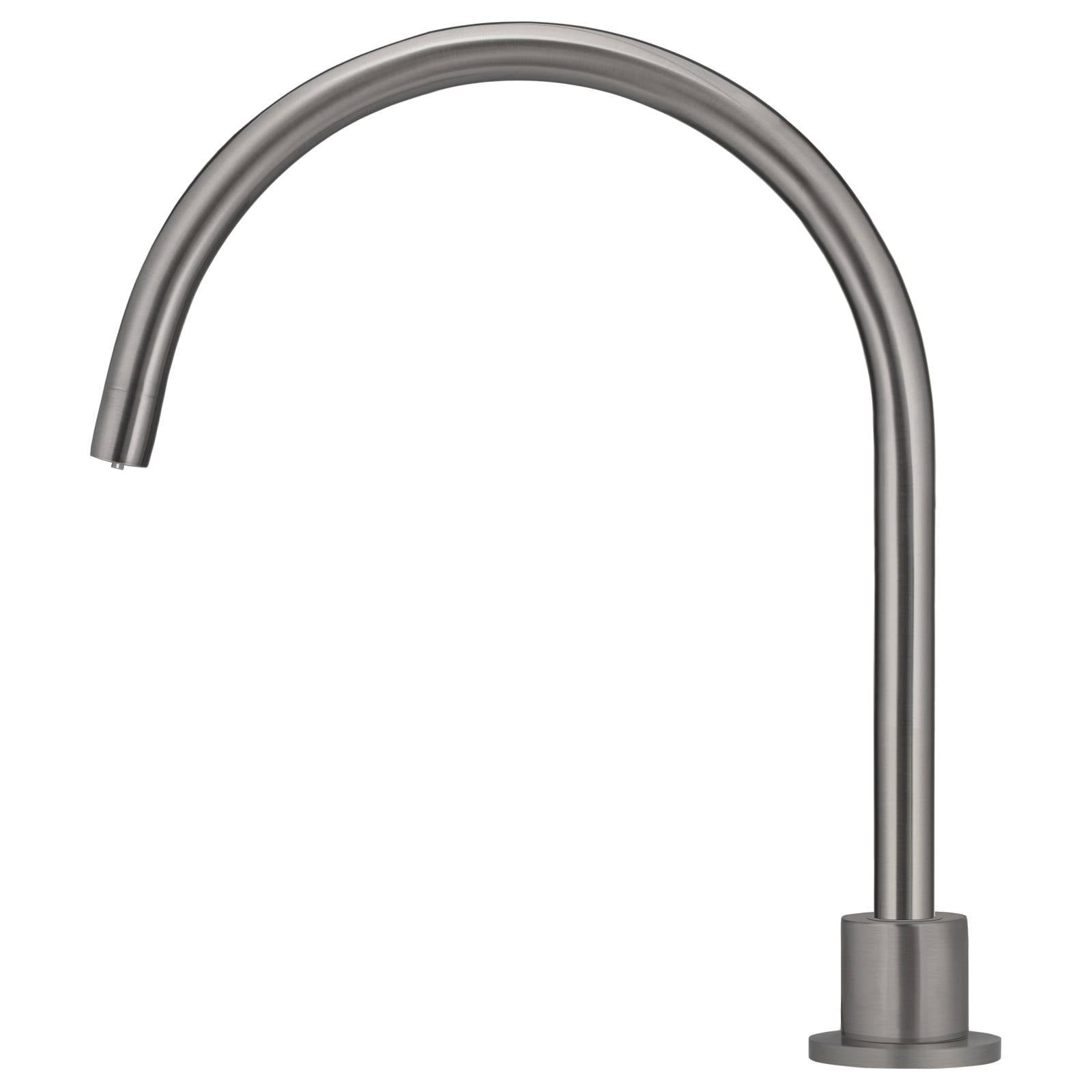 Round High-Rise Swivel Hob Spout, Shadow