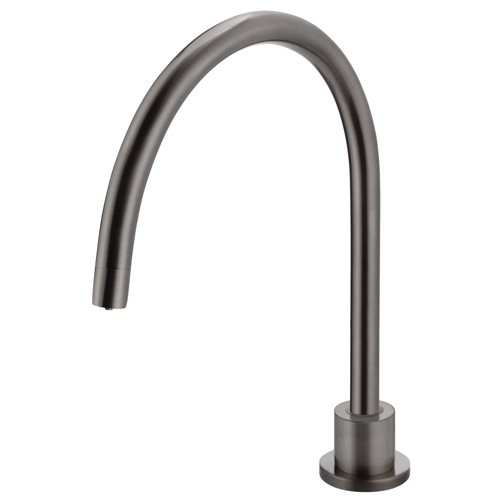 Round High-Rise Swivel Hob Spout, Shadow