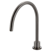 Round High-Rise Swivel Hob Spout, Shadow