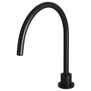 Round High-Rise Swivel Hob Spout, Matte Black