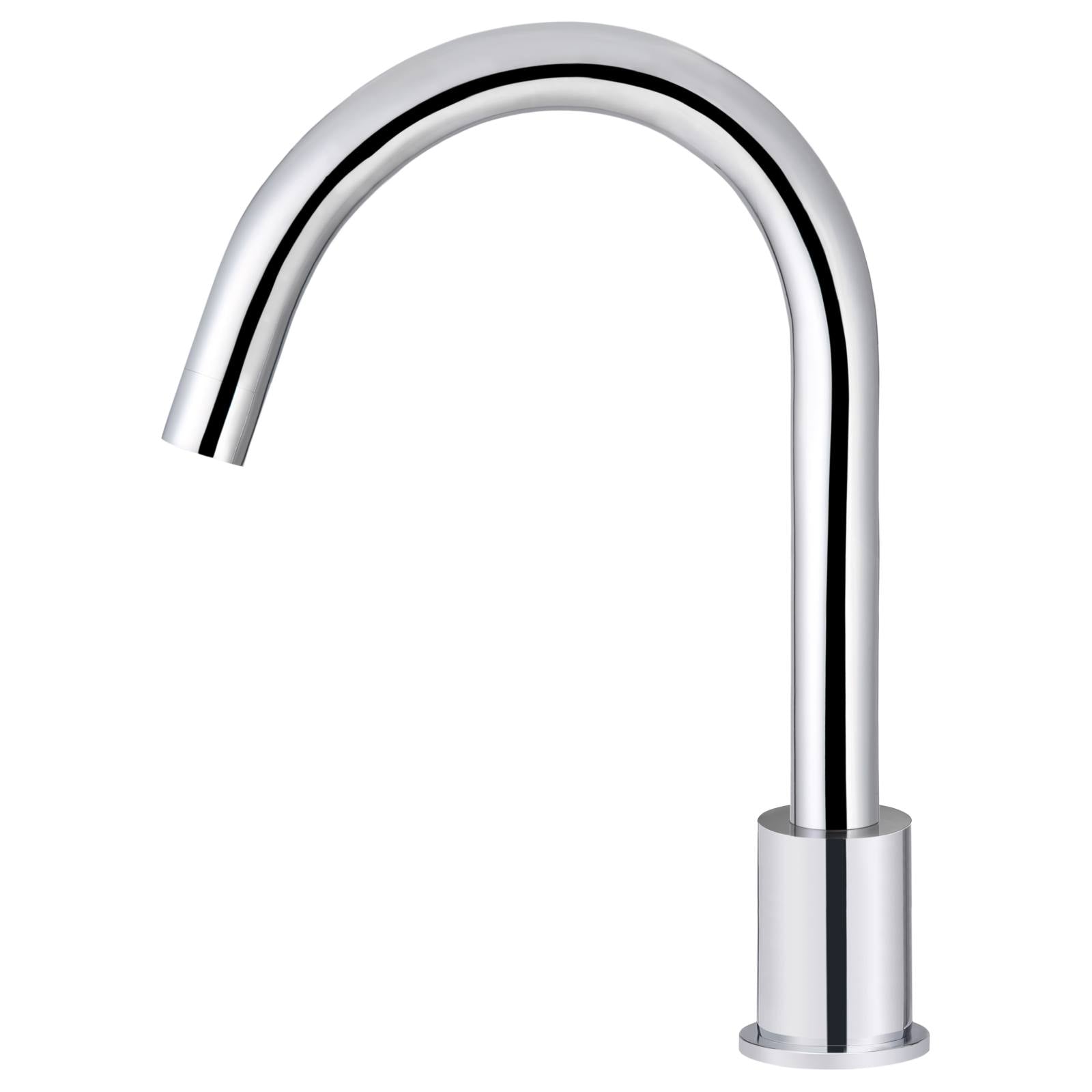 Round Hob Mounted Swivel Spout, Polished Chrome