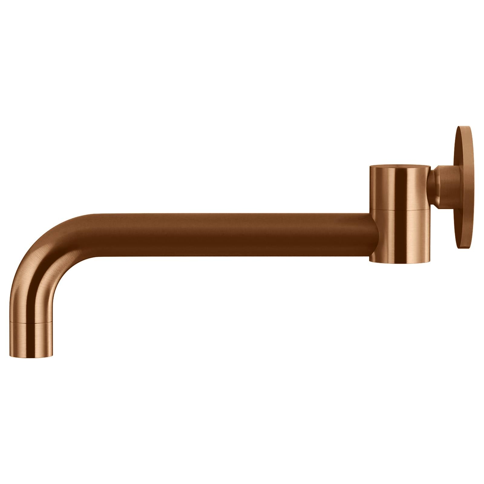 Wall Swivel Spout, Lustre Bronze