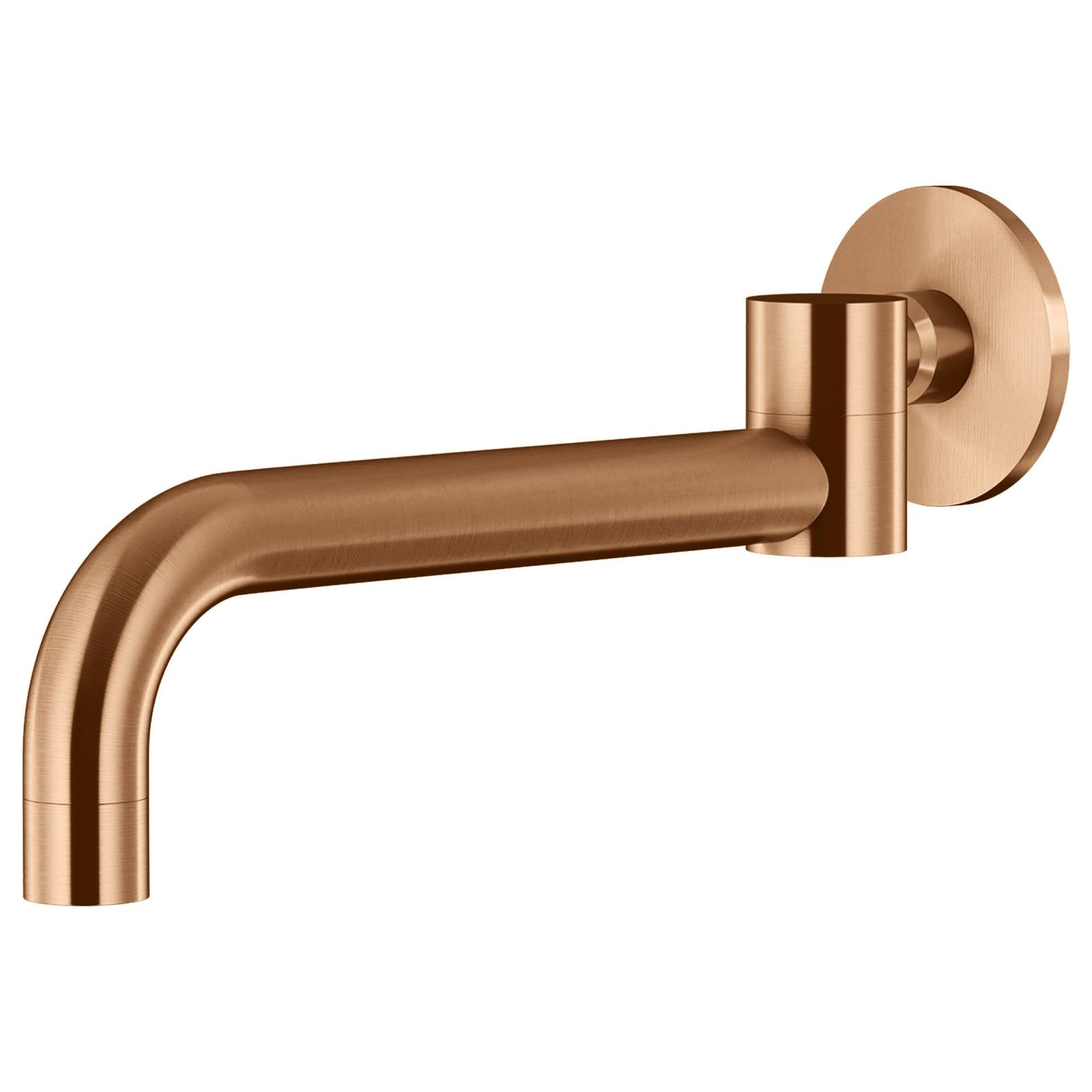 Wall Swivel Spout, Lustre Bronze