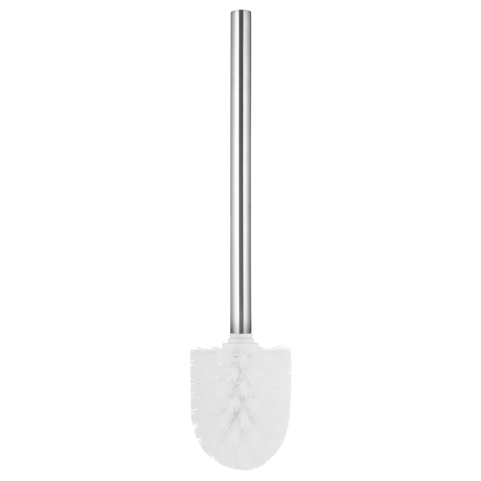 Round Toilet Brush & Holder, PVD Brushed Nickel