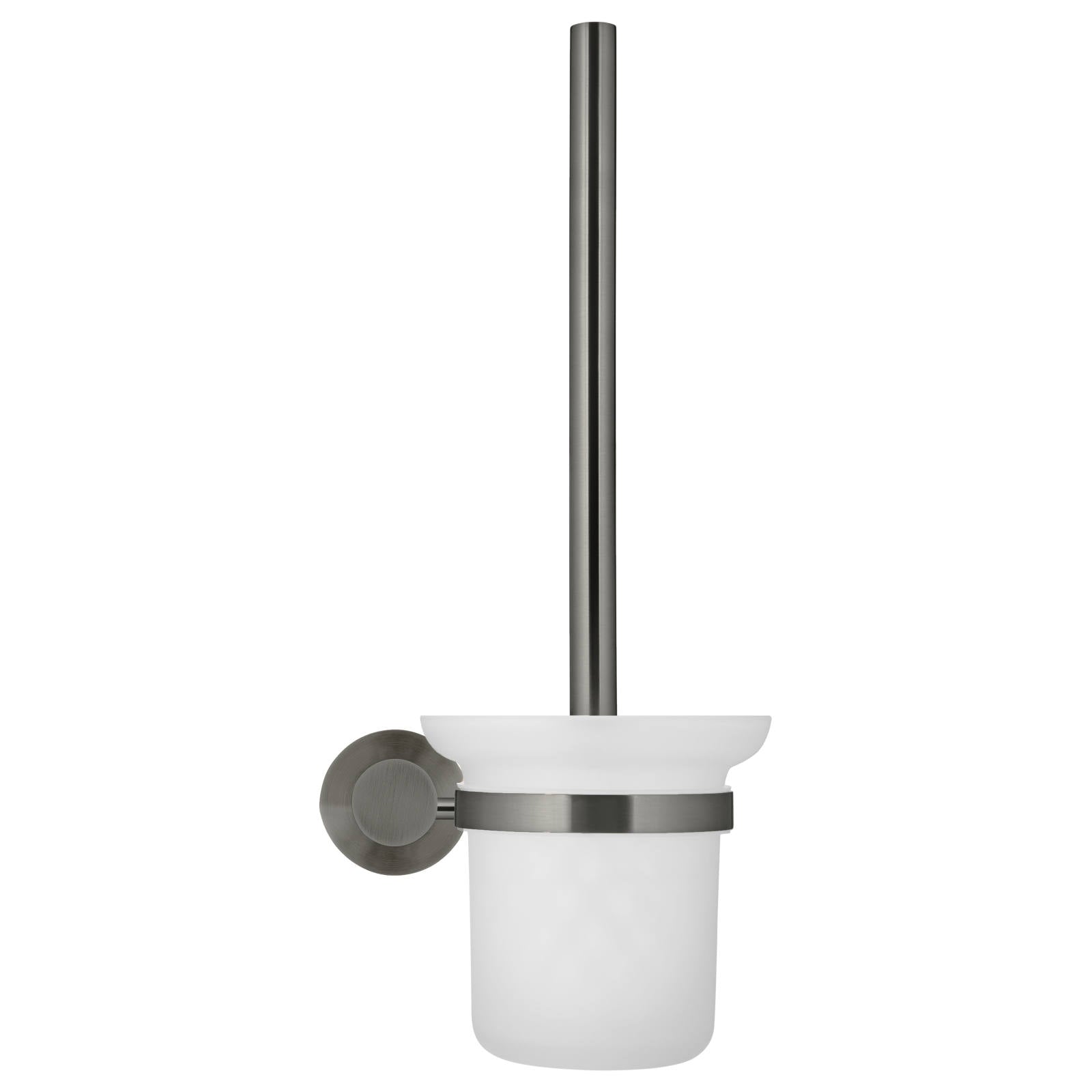 Round Toilet Brush & Holder, Shadow