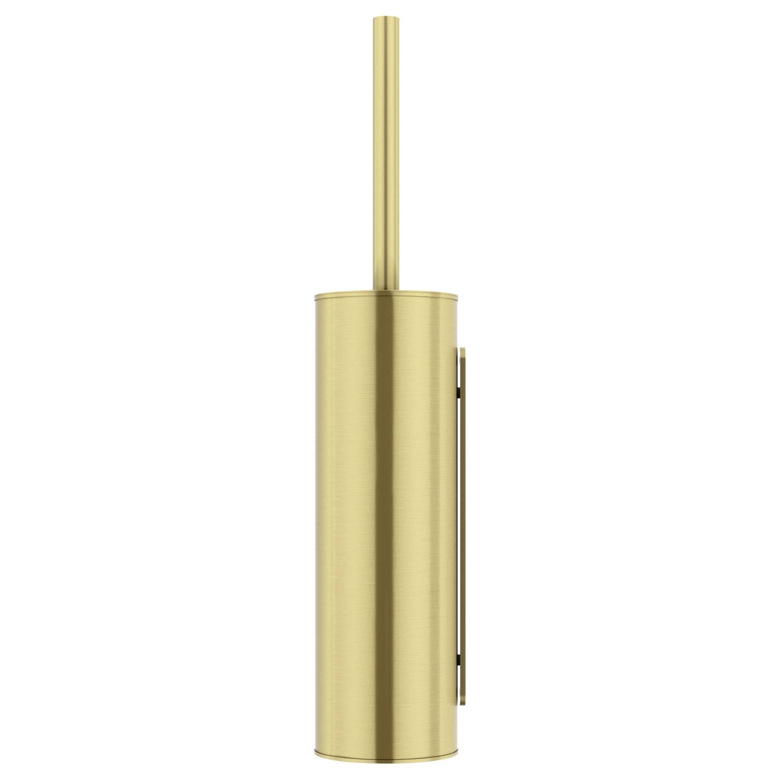 Round Toilet Brush and Holder, Tiger Bronze