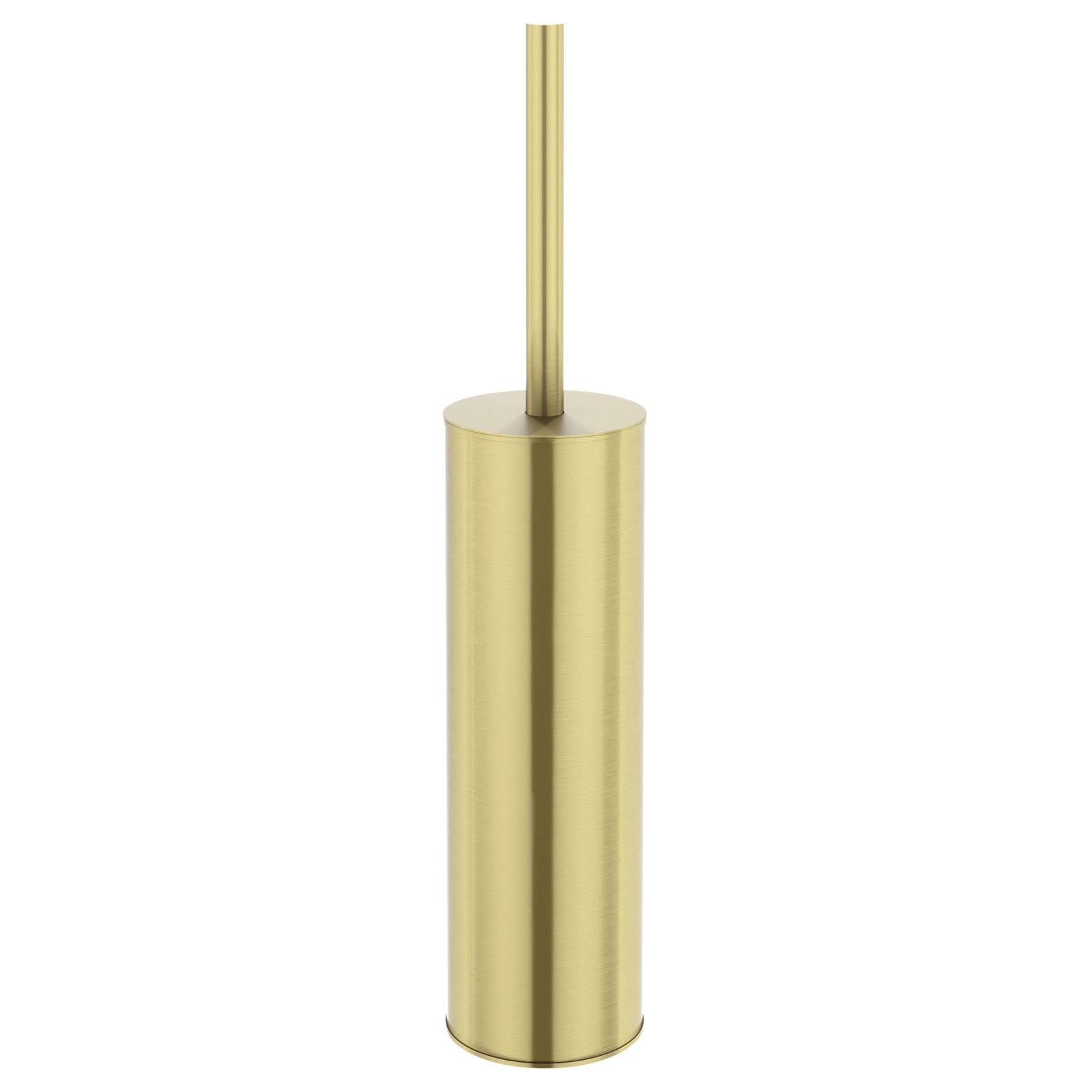 Round Toilet Brush and Holder, Tiger Bronze