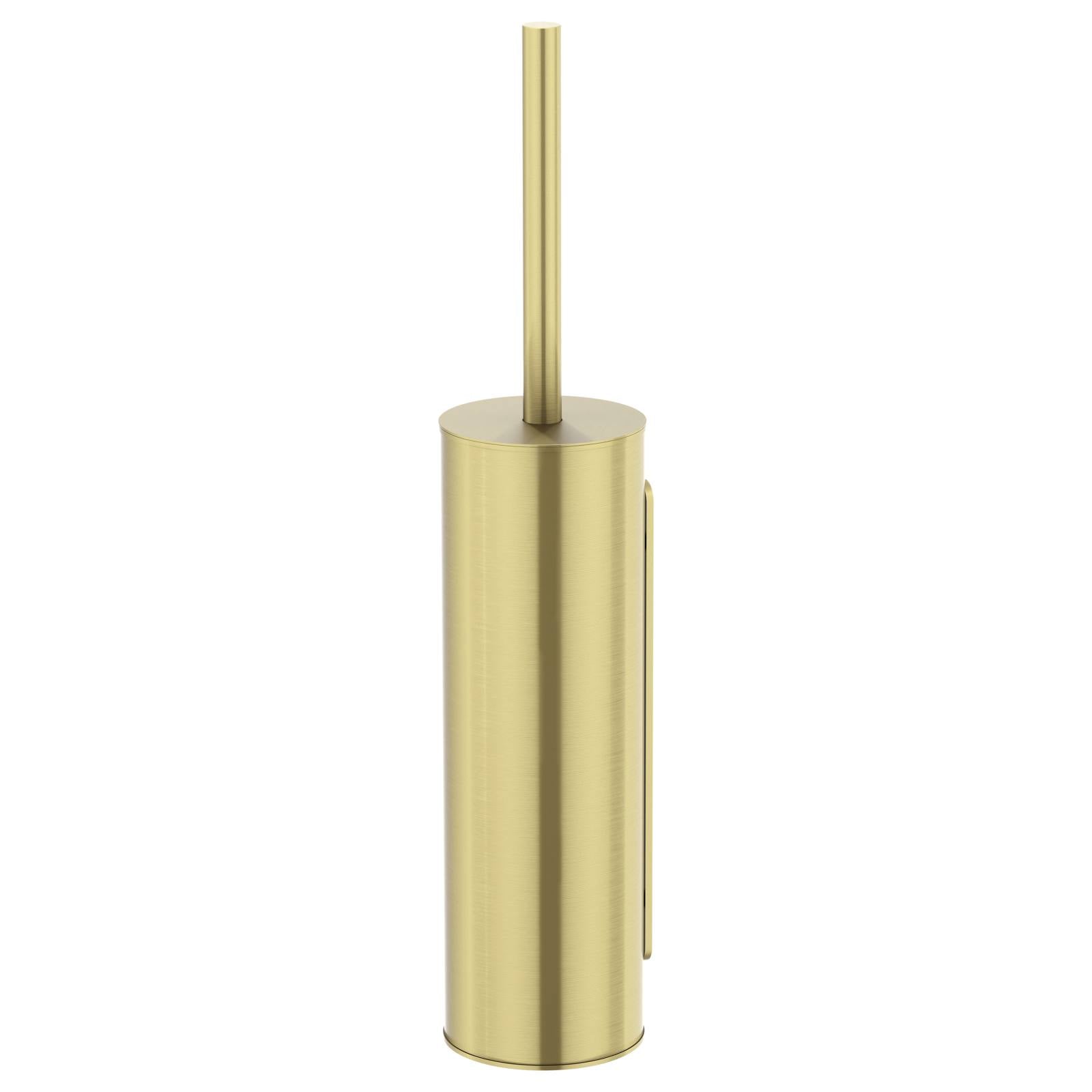 Round Toilet Brush and Holder, Tiger Bronze