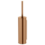 Round Toilet Brush & Holder, Lustre Bronze