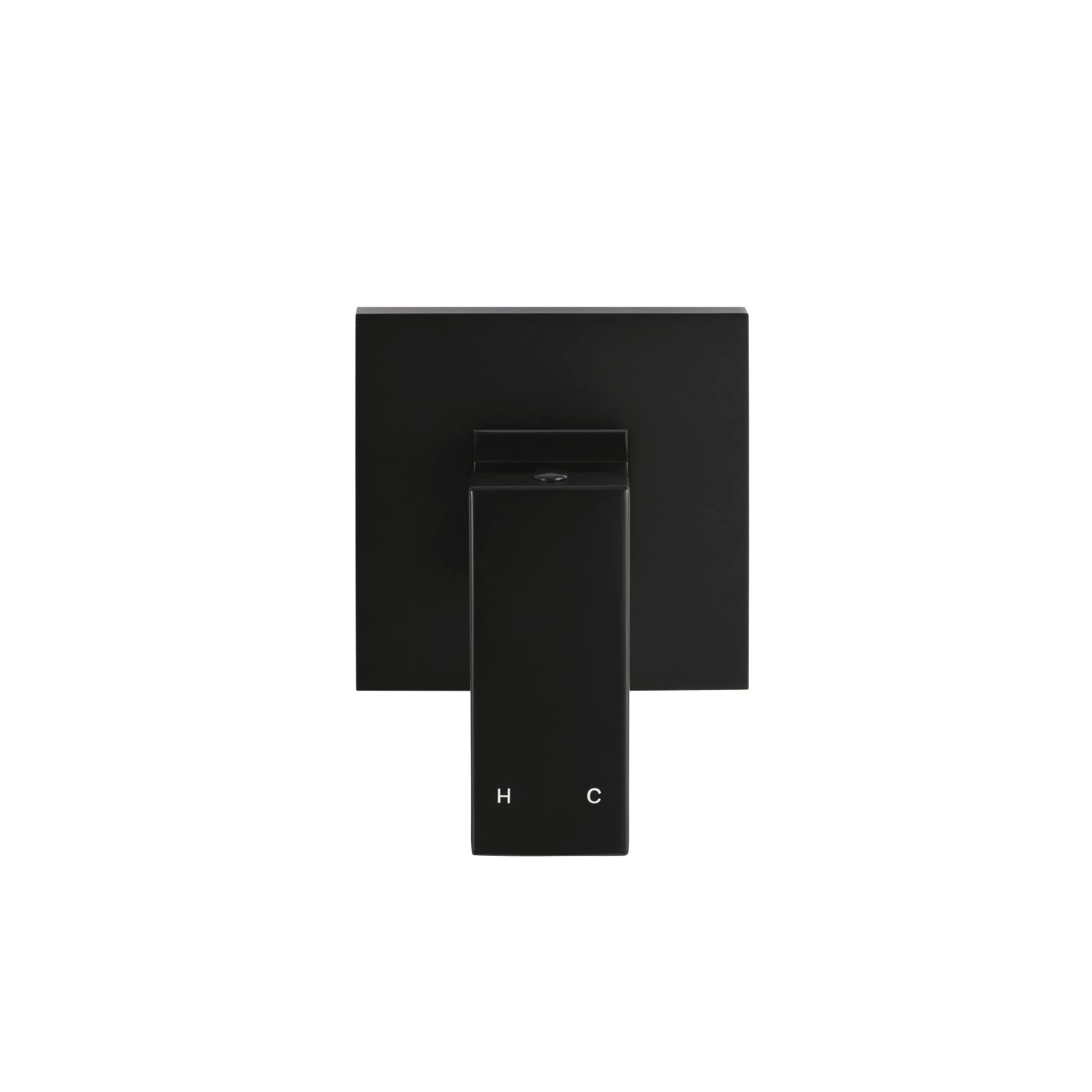 Square Wall Mixer, Matte Black