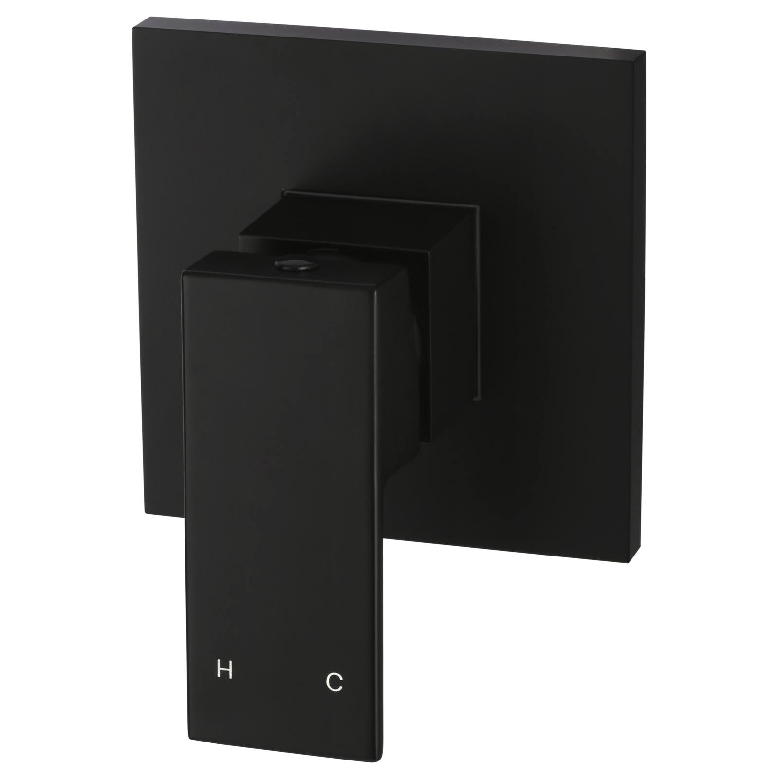 Square Wall Mixer, Matte Black