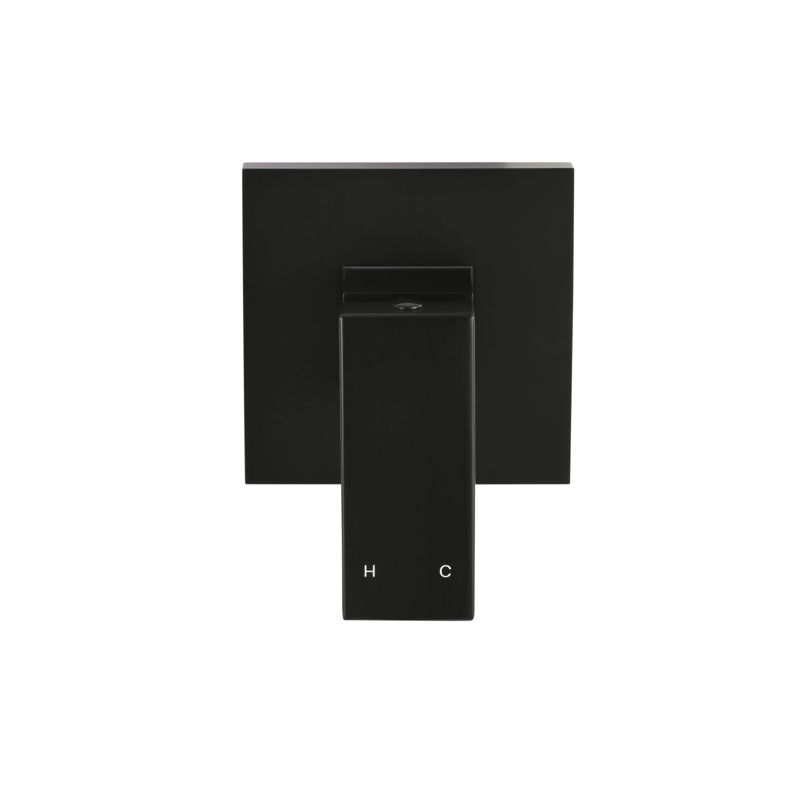 Square Wall Mixer, Matte Black
