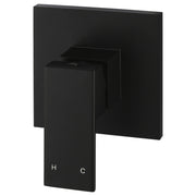 Square Wall Mixer, Matte Black