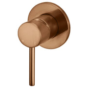 Round Wall Mixer Trim Kit, Lustre Bronze